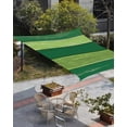 thumbnail image 3 of Sun Shade Sail 8x10Ft Retro Farmhouse Barn Forest Green Wood Grain Uv Block Sunshade Canopy Outdoor Shade Cover Rectangle Shade Cloth For Patio Garden Yard Deck Pergola, 3 of 6