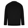 thumbnail image 4 of Blusas y camisas de manga larga con cuello redondo Sudadera deportiva de cuello redondo para hombre Sudadera con capucha de manga larga lisa Blusa de poliéster para hombre, 4 of 5