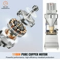 thumbnail image 3 of VEVOR Commercial Meatball Forming Machine, 280 PCs/min 1100W Electric Fish Beef Pork Ball Making Tool,with 18/20/22/26/30/32 mm Models, 3 of 9