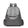 thumbnail image 1 of Backpack Women's Trendy All-match Anti-theft Backpack Large Capacity Soft Leather Women's Travel Backpack, 1 of 5