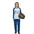 thumbnail image 5 of Ihaphap Let It Snow Blue Family Christmas Matching Pajama Set(L,Women), 5 of 5