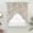 Pink LightBLue Beige, variant on Pink Spring Floral Swag Valances for Windows 2 Pack, Kitchen Window Curtains 36 Inch Length, Elegant Pastoral Flowers Butterfly Privacy Swag Curtains for Living Room/Bathroom with Rod Pocket 36"x36"