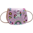 thumbnail image 2 of YOUI-GIFTS Little Girls Colorful Unicorn Crossbody Purse Cute Cartoon Shoulder Handbag for Toddlers Kids, 2 of 7