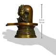 thumbnail image 6 of Brass World Brass Shivling Murti Idol Three Faces Shiva Shivlingam Puja Statue God Figurine for Home Decor Temple Showpiece, 6 of 6