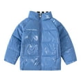 thumbnail image 2 of CSCHome Kids Toddle Boys Girls Cotton Jacket Outerwear,3-12Y Winter Snow Coats Cotton Zipper Baby Padded Outerwear Jacket Tops, 2 of 7