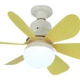 thumbnail image 2 of Ventilador de techo con luz de 3 velocidades, ventiladores de techo de perfil bajo para dormitorio de oficinas en el hogar, 2 of 6