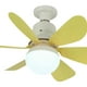 thumbnail image 2 of Ventilador de techo con luz de 3 velocidades, ventiladores de techo de perfil bajo para dormitorio de oficinas en el hogar, 2 of 6