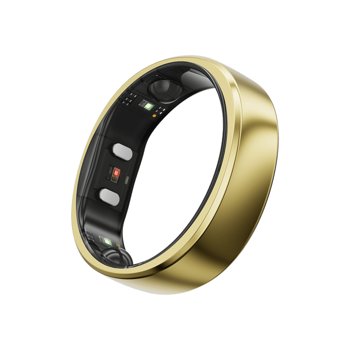 Bague Intelligente Gysoa – Suivi Santé : Fréquence Cardiaque, SpO2, Sommeil – Taille 10 – Or Rose