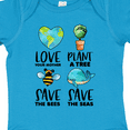 thumbnail image 4 of Inktastic Earth Day Plant a Tree Save the Bees Save the Seas Love Your Mother Earth Boys or Girls Baby Bodysuit, 4 of 5