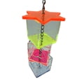thumbnail image 1 of Hexagrama acrílico multicapa para morder pájaros, cuenco de comida para loros, juguete de forrajeo, suministros para mascotas, accesorio, 1 of 10