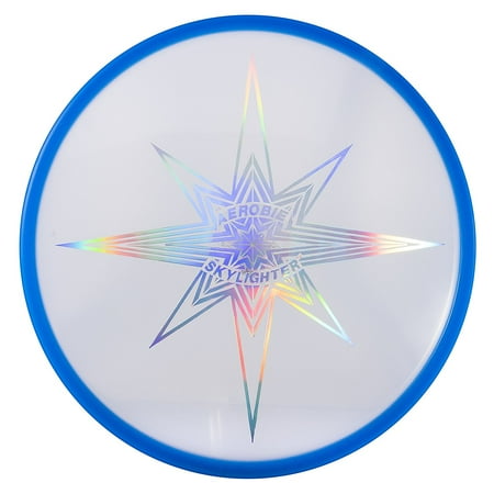 Skylighter Disc - Single Unit (Colors May Vary), Spectacular Flights Day Or Night, Powerful Led'S Light Up The Entire Disc By Aerobie