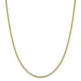 thumbnail image 2 of Leslie 10k Yellow Gold 2.4mm Flat Anchor Chain, 2 of 4