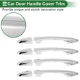 thumbnail image 3 of Unique Bargains Smart Car Door Handle Cover Trim,Side Door Handle Cover,for Mazda CX-3 2016-2022,ABS,Silver Tone,1 Set, 3 of 7