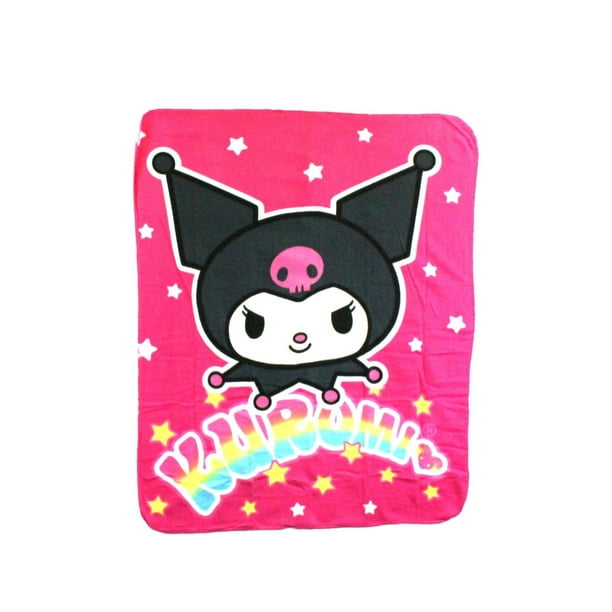 Kuromi in The Stars Character Fleece Throw Blanket, 40 x 50inches