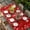 Red, variant on Valentine's Day Birds Table Cloths for 4 Foot Rectangle Tables, Love Branches Red Black Buffalo Plaid Patio Waterproof Elastic Fitted Tablecloths, Washable Rectangular Table Cover for Camping