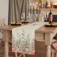 thumbnail image 2 of Table Runners 72 Inches Long Dress Scarves, Floral Leaves Farmhouse Kitchen Table Runner, Coffee Tablerunners, Summer Botanical Weeping Watercolor Vintage 14x72 Inch, 2 of 9