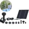 thumbnail image 1 of 1.4 W Birdbath Fountain, Solar Power Water Pump Panel Kit_Perfect Gift, 1 of 5