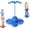 Blue, variant on Heavy-Duty Pogo Ball Jumper with Detachable Handle, Explosion-Proof Balance Hopper for Kids & Adults (200lbs Load), Non-Slip Deck Trick Toy with Pump