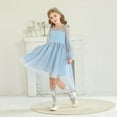 thumbnail image 6 of Spring Long Sleeved Girls' Dress Mesh Princess Dress, 6 of 9