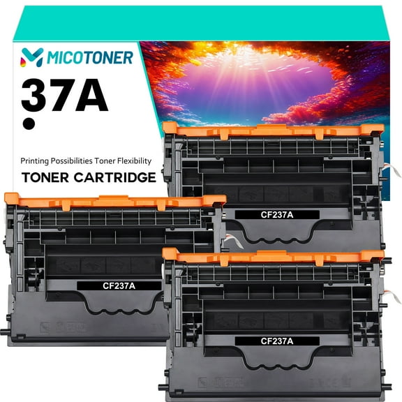 CF237A Compatible 37A Black Toner Cartridge for HP CF237A 37A 37X CF237X Work with Enterprise M607dn M608dn M608x M609x MFP M631 M632 M633 Printer Ink