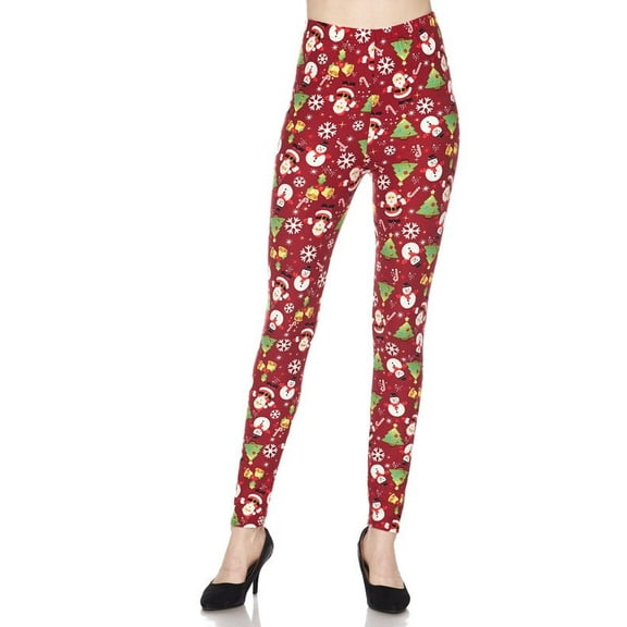 Santa & Frosty - Women's Plus Size Leggings