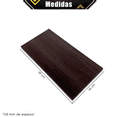 thumbnail image 3 of 3 Repisas Flotantes Minimalistas Melamina Vintage 30x15 Color Cafe, 3 of 6