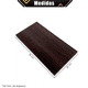thumbnail image 3 of 3 Repisas Flotantes Minimalistas Melamina Vintage 30x15 Color Cafe, 3 of 6