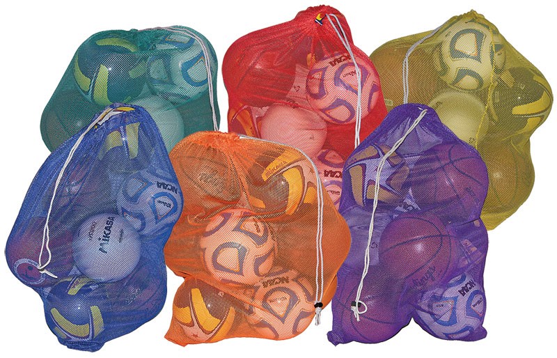 Heavy Duty Mesh Ball Bag 6Color Set