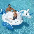 thumbnail image 4 of Swimline Vinyl Giant Inflatable Unicorn Ride-On Pool Float, Multicolor, 4 of 5