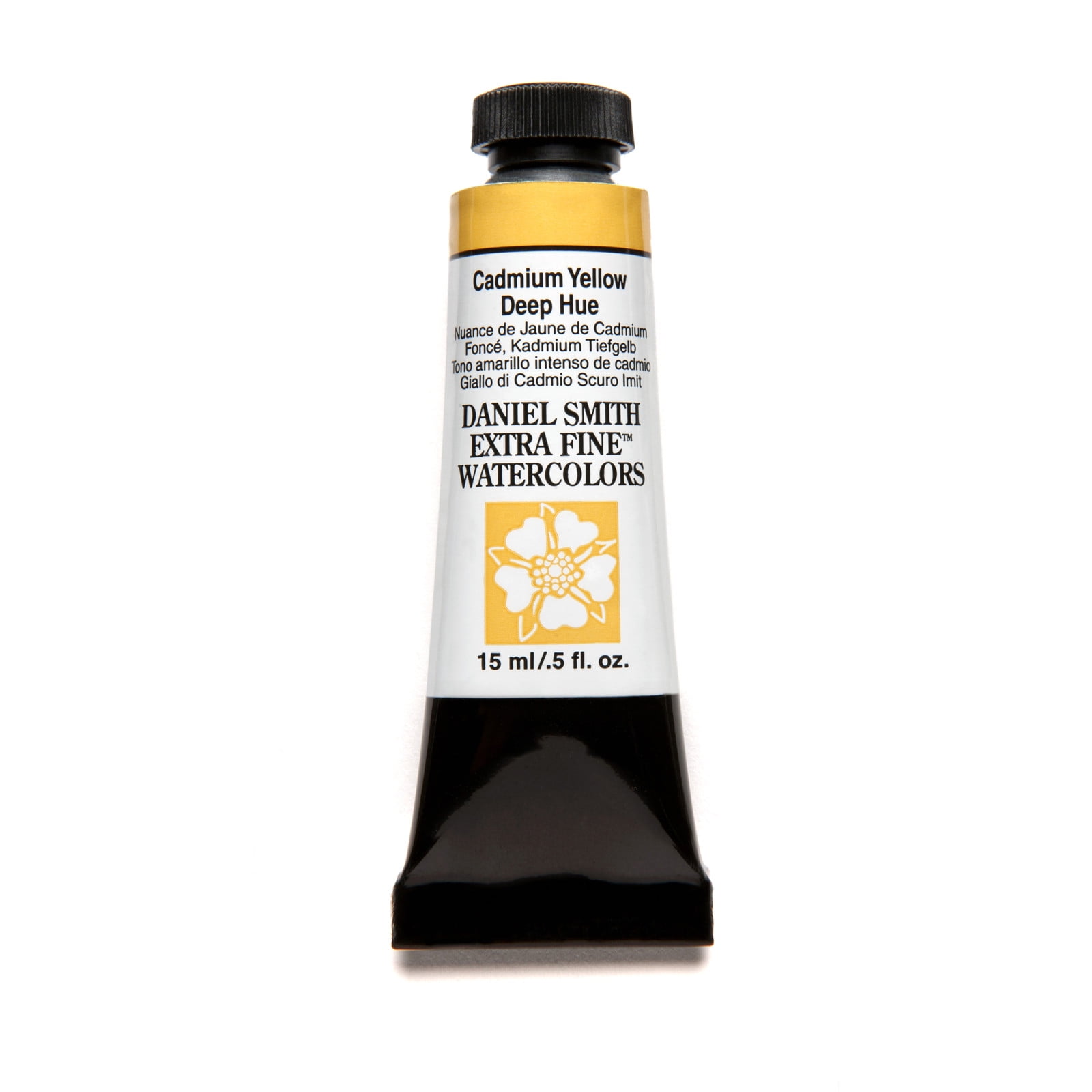 Daniel Smith Extra Fine Watercolor, 15 ml, Cadmium Yellow Deep Hue