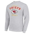 thumbnail image 2 of Men's Starter Heather Gray Kansas City Chiefs Team Logo Pullover Sweatshirt, 2 of 3