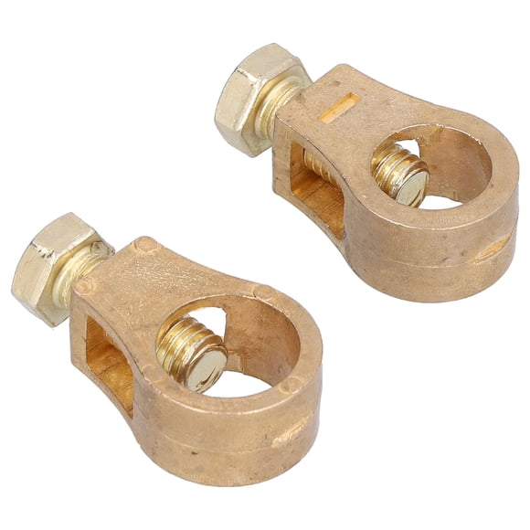 Battery Pure Copper Battery Terminal Positive Negative Wire Connector Clamp Conductivity Universal