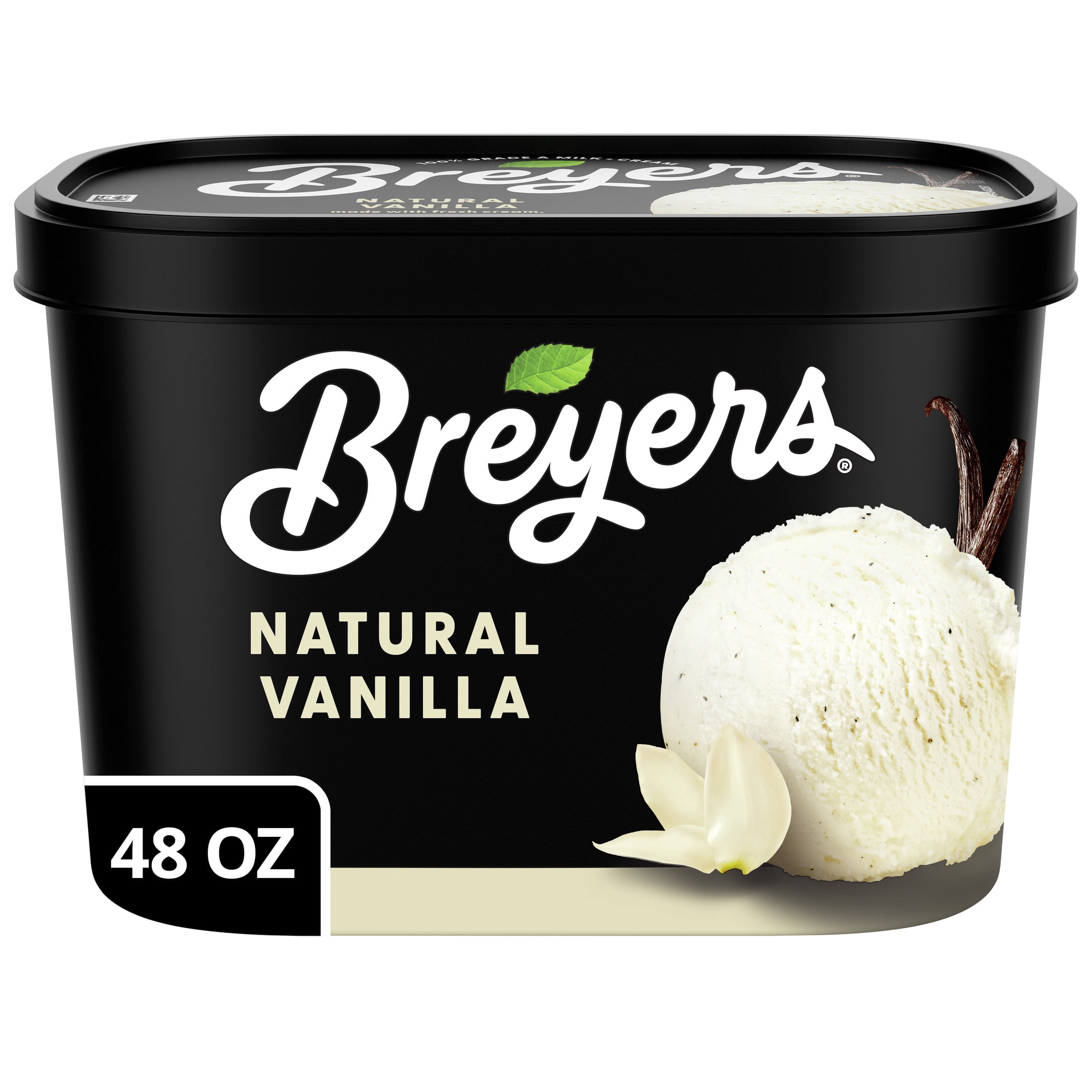 Breyers Natural Vanilla Ice Cream Frozen Desserts, 1.5 Qt