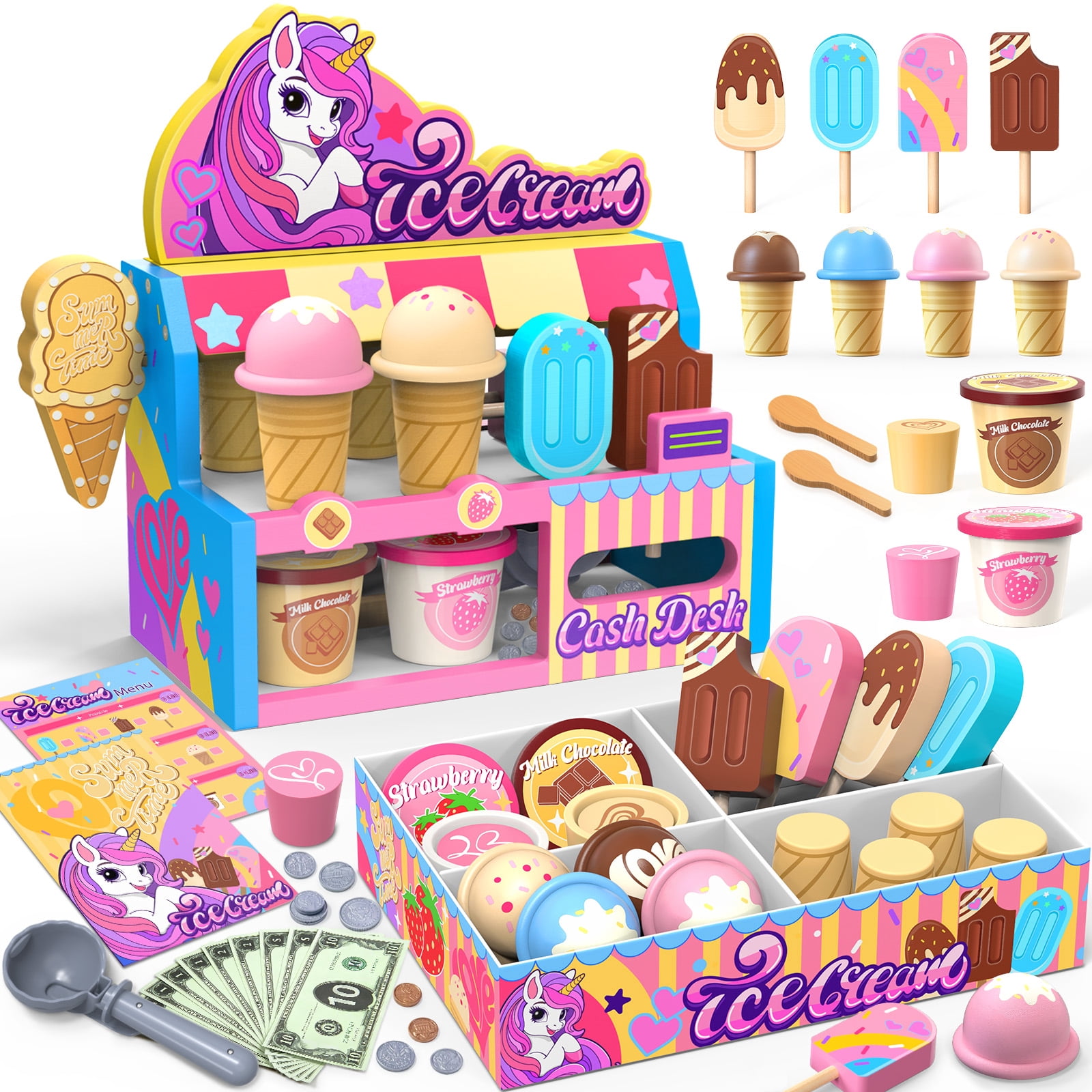 World Tech Toys Lil' Chef Pink Kitchen Play Pretend Set, 37 Piece