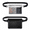 Black + Clear, variant on AQORD Waterproof Pouch with Waist Strap (2 Pack) | Beach Accessories Best Way to Keep Your Phone and Valuables Safe and Dry | Perfect for Boating Swimming Snorkeling Kayaking Beach Pool Water Park