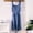 Blue, variant on Pink Cross Back Apron Dress with Ruffle Pockets Kitchen Gardening Cooking Baking Pinafore Apron for Women