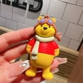 thumbnail image 4 of 2Pcs Winnie the pooh Theme 3D Silicone Charm， Cartoon Keychain ，Bag Pendant Accessories., 4 of 6