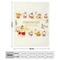 thumbnail image 3 of Sanrio POMPOMPURIN Throw Blanket Cute Flannel for Boys Girls Men Women, 3 of 7