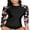 Black, variant on BeautyIn Women Long Sleeve UPF 50+ Sun Protection Swimwear Rash Guard