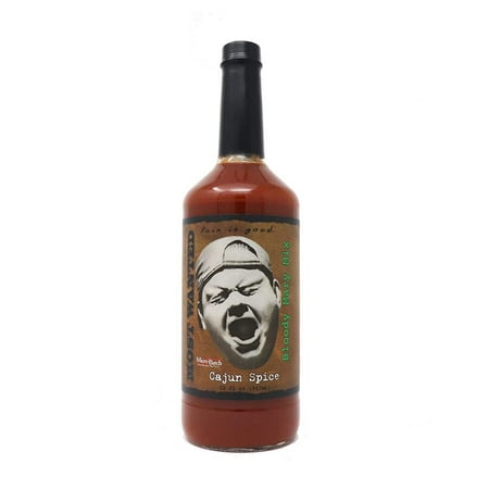 Pain is Good - Cajun - Bold & Spicy Bloody Mary Mix- Made in USA - Craft Cocktail Mixers- Non Alcoholic - 32 oz Bottle