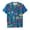 a-60Blue6, variant on Boys Girls Kids Crew Neck Short Sleeve Relaxed Fit TShirt With Mexican Fiesta Print Floral Patterns For Daily Wear Casual Outings Themed Events Trendy Top