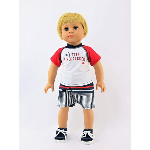 Little Firecracker Short Set | 18 Inch Doll Clothes