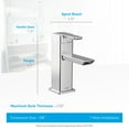 thumbnail image 4 of 90 Degree Chrome One-handle Bathroom Faucet, 4 of 6
