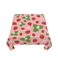 thumbnail image 5 of Wukai Strawberries Waterproof Tablecloth for Kitchen Dining, Fits Square Tables for 2-4 Seats -54"x54", 5 of 7