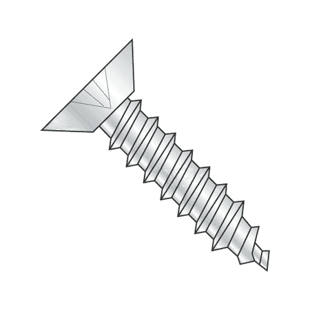 

#8-18 x 3/8 Type AB Self-Tapping Screws / Phillips / Flat Undercut Head / Steel / Zinc Plating (Quantity: 15300 pcs)