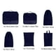 thumbnail image 3 of Set de 6 cubos de viaje con bolsa para zapatos, estuche para dispositivos electrónicos y organizador de cosméticos | Organizadores de equipaje para maletas | Bolsas ligeras de poliéster para guardar, 3 of 7