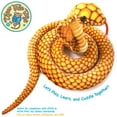 Qamra the King Cobra | 102 Inch Long Big Snake Stuffed Animal Python ...
