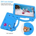 thumbnail image 5 of Kids Friendly EVA Case for Samsung Galaxy Tab A7 Lite 8.7" 2021 SM-T225/SM-T220/SM-T225N/SM-T227U, Built-in Anti-Slip Handle/Foldable Stand, Durable Shockproof Protective Case - Skyblue, 5 of 8