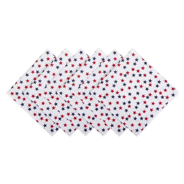 Servilletas DII Americana Estrellas 51x51 cm Paquete de 6