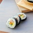 thumbnail image 2 of Bewildely Sushi Rolling Mat Rice Japanese Roller Homemade DIY Maker Plate Household Curtain Kitchen Mold for Microwave Oven Almacenamiento y organización del hogar, 2 of 6
